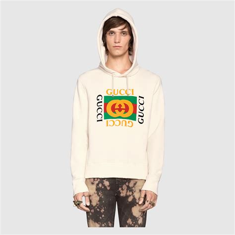 cheap real gucci hoodie|oversize sweatshirt with gucci print.